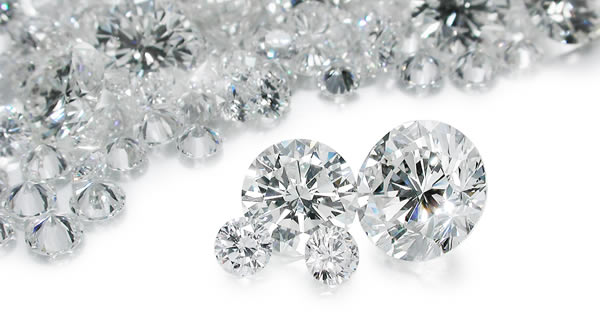 Polished-round-brilliant-cut-diamonds