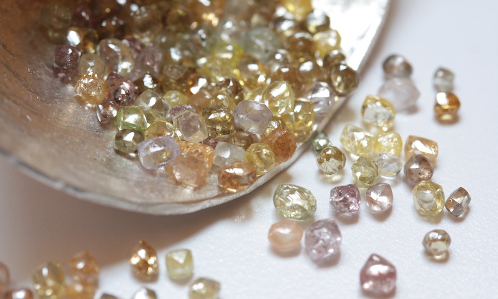 Colored Rough Diamonds