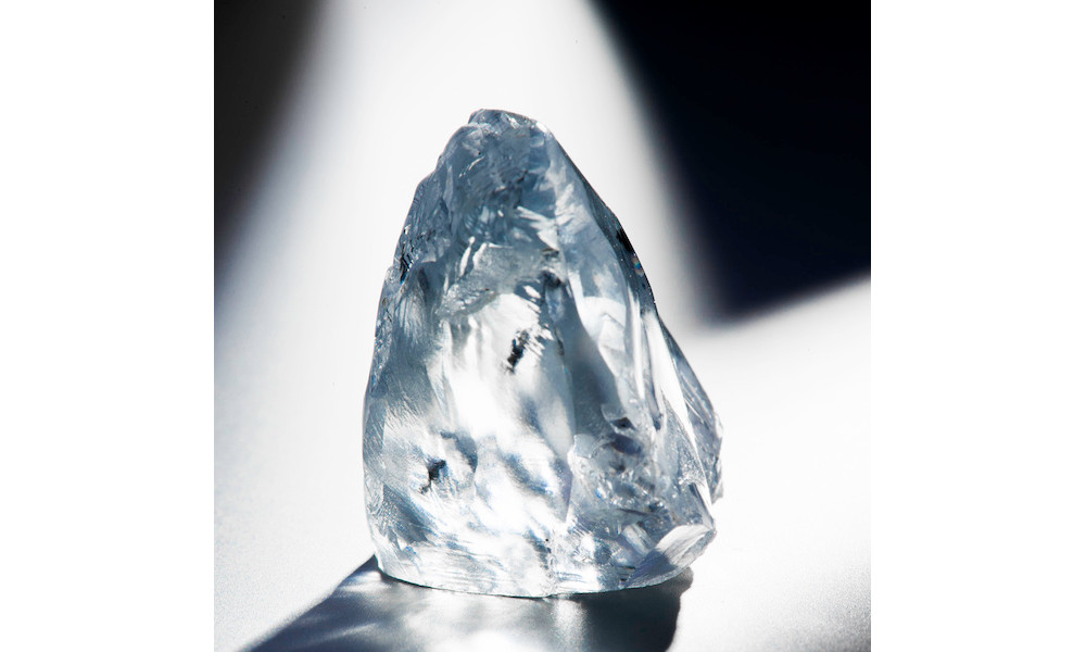 The Cullinan Dream - An exceptional 122.52 carat blue rough diamond recovered at the Cullinan mine, June 2014 Petra