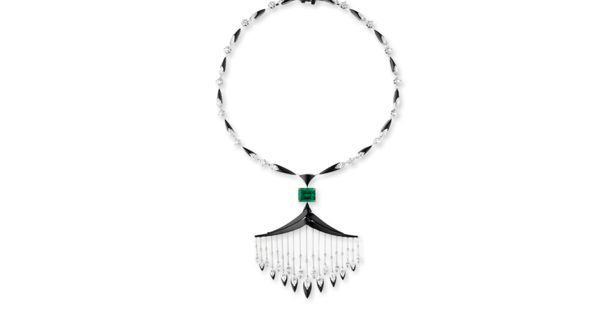 Cascades royales Tresors Afrique Chaumet necklace high jewelry