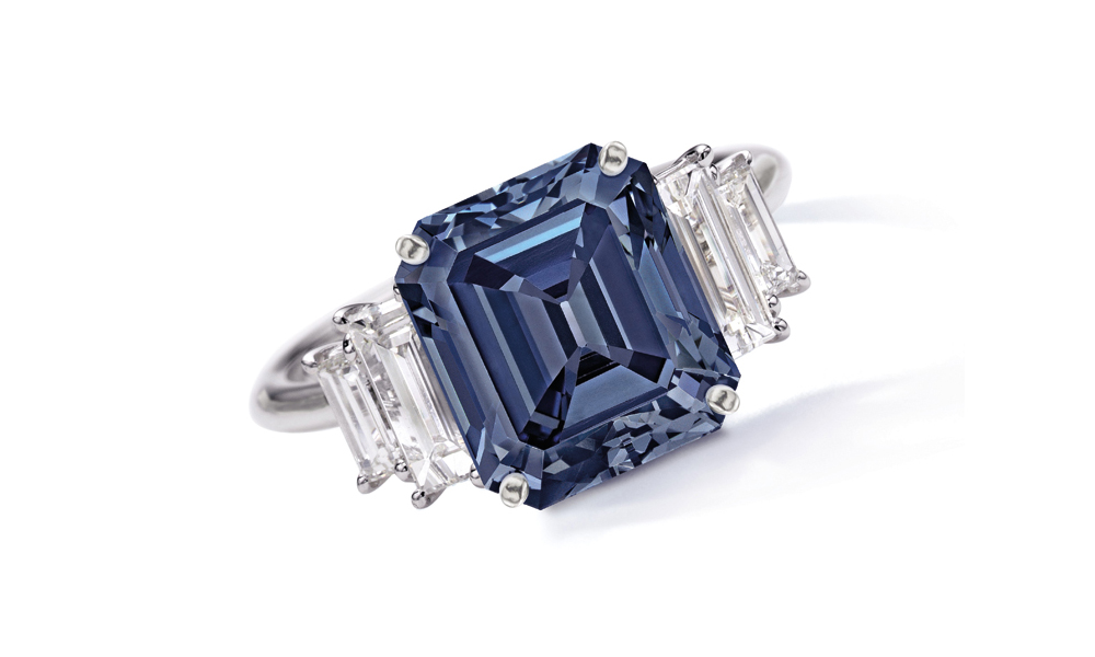 The 5-carat fancy vivid blue ‘Ai’ diamond