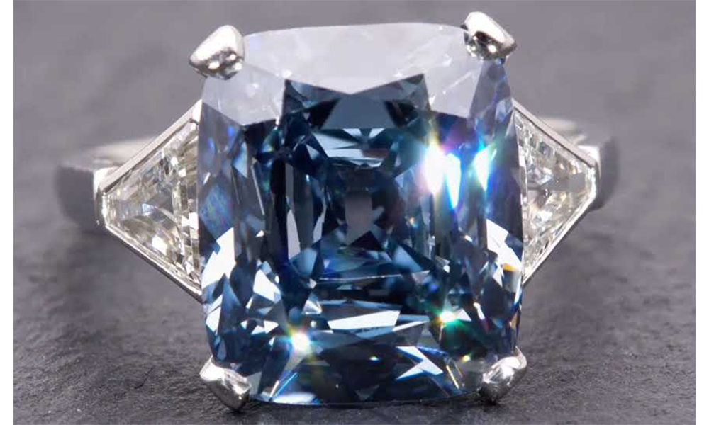 The 8.08-carat Bulgari blue diamond Christies