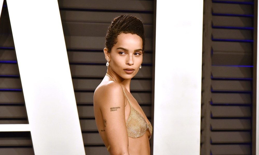 Zoe Kravitz Oscars 2019 Golden Bra Tiffany