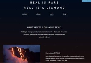 Comment « Real is Rare » espère réinventer la publicité diamantaire