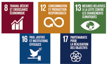 Une politique de RSE basée sur <em>5 Objectifs de développement durable</em>
